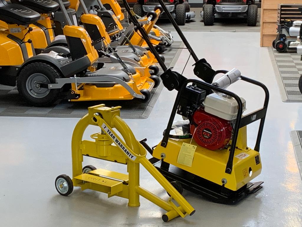 Trilplaat zwaar met steenknipper set