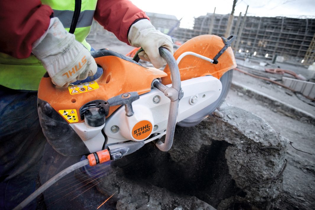 Stihl TS420 350mm bandenzaag doorslijper - Afbeelding 2