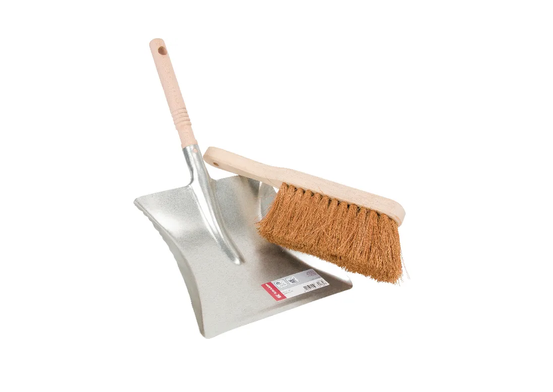 Veegblik met handveger